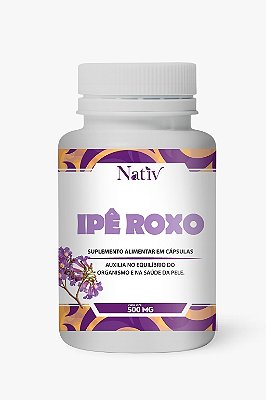 Ipê Roxo -Nativ - 500mg  - 60 Cápsulas