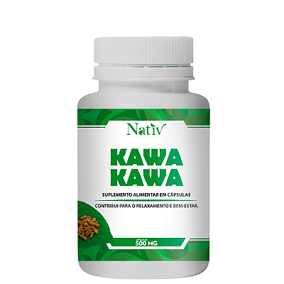 Kawa Kawa Suplemento 500mg -120 Cáp fortalecer seu organismo