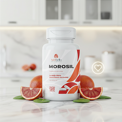 Morisil 500 mg — 10 cápsulas (Extrato de Laranja Moro)