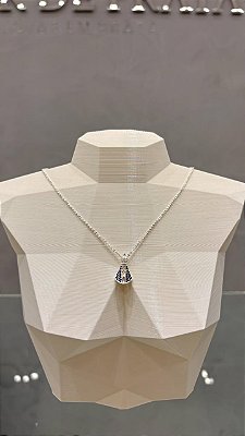 Colar Nsa. Sra. Aparecida azul
