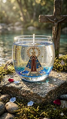 Vela Decorativa Nossa Senhora Aparecida Personalizada
