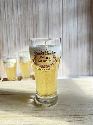 Vela Artesanal Taça de Cerveja 40g