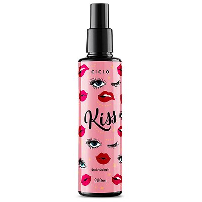 Body Splash Kiss Spray Desodorante Corporal - 200ml - Feminino