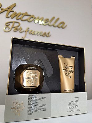 Lady Million 80ml + Body Lotion 100ml - Feminino