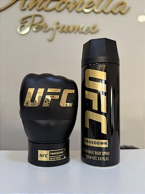 Kit Perfume Masculino UFC Takedown de UFC Edp 100ml + Body Spray 200ml