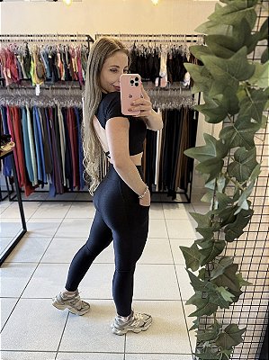 Legging Canelada Com Bolso Miss Fitness