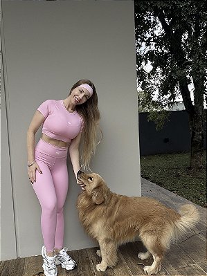 Cropped Manga Curta Miss Fitness