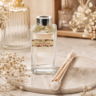 Difusor de Aromas com Varetas Vidro Retangular 120 ml