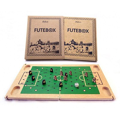 Futebox Futebol De Botão Tabuleiro Em Madeira Mitra idade 6 +