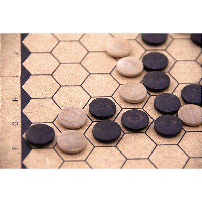 Hex - Jogo De Tabuleiro Em Madeira  Mitra