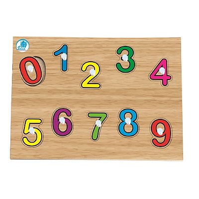 Quebra cabeça com pinos Numerais Simque Idade 4+