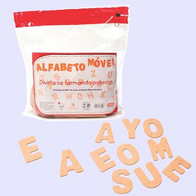 Alfabeto Móvel 40 Letras - PDDE