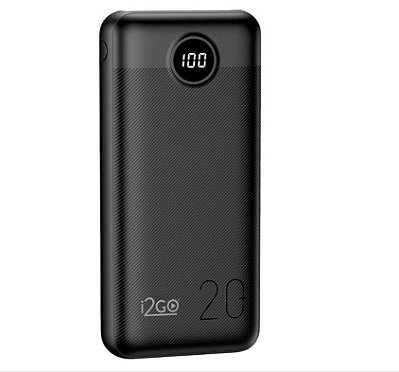I2GO, Carregador Portátil (Power Bank) Ultra Rápido 20000mAh
