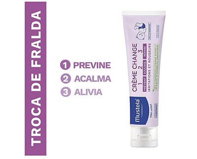 Mustela Creme Preventivo De Assaduras Vitaminado 1>2>3 100Gr