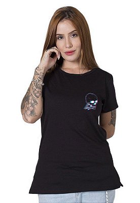 Camiseta Feminina 3D Skull