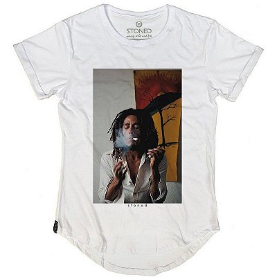 Camiseta Longline Bob Marley Two