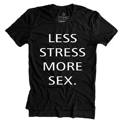 Camiseta Longline Gold Less Stress