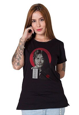 Camiseta Feminina John Lennon & Yoko Collage