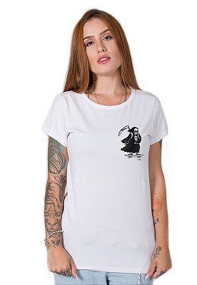 Camiseta Feminina Skate Death