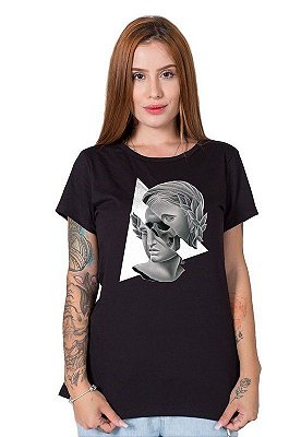 Camiseta Feminina Skull Real