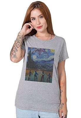 Camiseta Feminina Stranger Things x Van Gogh