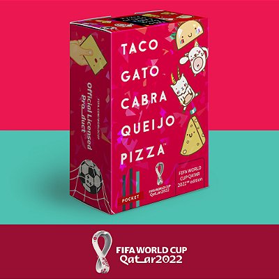 Taco Gato Cabra Queijo Pizza: FIFA World Cup Qatar 2022 Edition + Cartas Promocionais "Taça" Grátis!