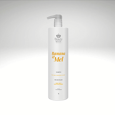 SHAMPOO BANANA E MEL BEAUTY MIXX 300ML