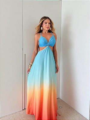 Vestido Longo Aurora Sunset