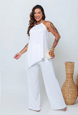 Conjunto Elegance Assimetrica Alças finas
