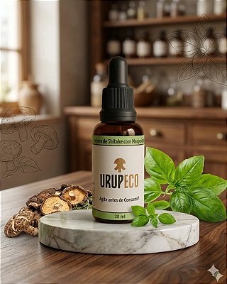 Tintura de Shitake com Manjericão 30ml