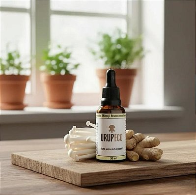 Tintura de Shimeji Branco com Gengibre 30ml