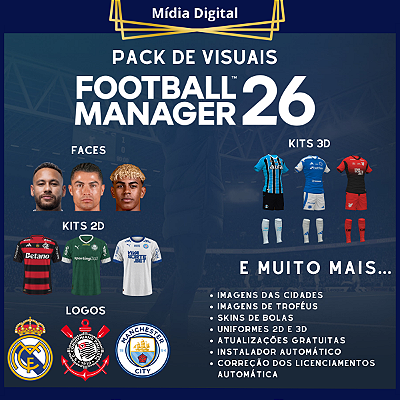 Pack de Visuais para o Football Manager 26