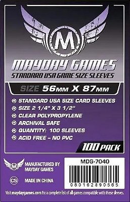Mayday Standard Usa Card Sleeves (56x87mm)