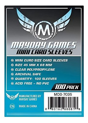 Mayday Mini Euro Card Sleeves (45x68mm)