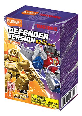 Bonecos Blokees Transformers Defender Version 02 The Overthrow