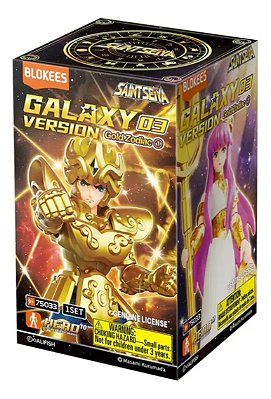 Boneco Blokees Saint Seiya Galaxy 03 Gold Zodiac