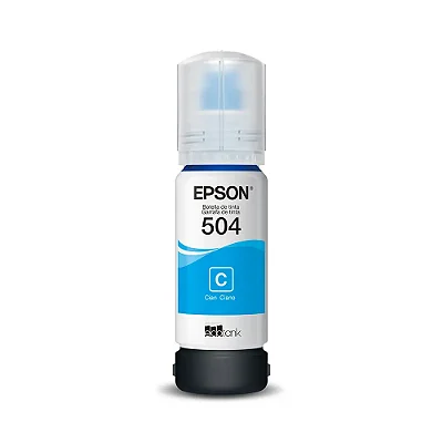 REFIL TINTA ORIGINAL T504 70ML CIANO | EPSON