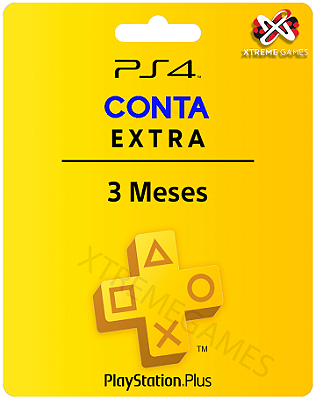 PLAYSTATION PLUS 03 MESSE EXTRA PS4 | MÍDIA DIGITAL