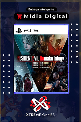 Resident Evil Remake Trilogy PS5 | MÍDIA DIGITAL