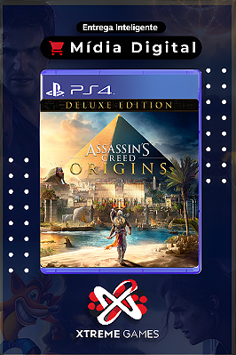 ASSASSIN'S CREED ORIGINS DELUXE PS4 | MÍDIA DIGITAL