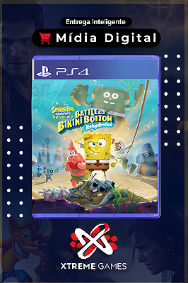 BOB ESPONJA CALÇA QUADRADA PS4 | MÍDIA DIGITAL