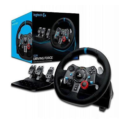 Volante Logitech G29 - PS5 / PS4 / PS3 / PC - (Novo, Lacrado)
