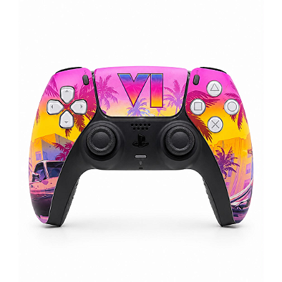 Controle PS5 - Dualsense Personalizado - GTA VI Edition
