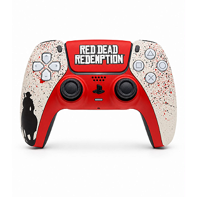 Controle PS5 - Dualsense Personalizado - Red Dead Redempticon