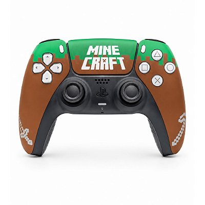 Controle PS5 - Dualsense Personalizado - Minecraft