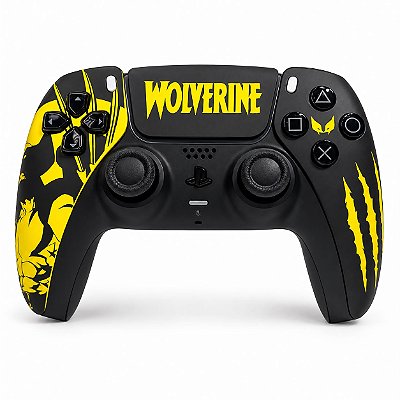 Controle PS5 - Dualsense Personalizado - Wolverine Edition