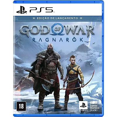 God Of War Ragnarök Jogo Mídia Física - Playstation 5