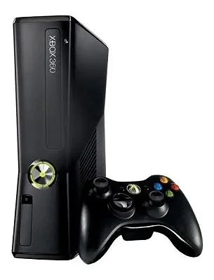 Xbox 360 Slim Desbloqueado + 2 Controles + HD 500GB Lotado de Jogos