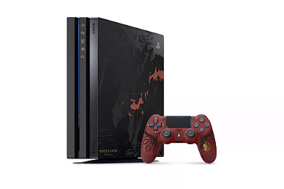 Console Playstation 4 Pro Monster Hunter World Liolaeus Edition Seminovo - PS4