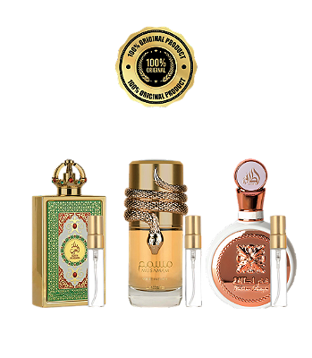 Queen of Arabia - Musamam White Intense - Fakhar Rose / Kit de Decantes